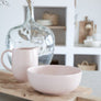 saladier et pichet rose casafina