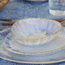 assiettes ovales brisa costa nova et coupelle bleue