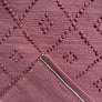 Tapis en coton vieux rose 100x50