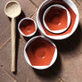 Bol beige/terracotta 4 tailles