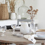 Table avec collection Brisa Costa Nova blanche