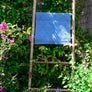 Tapis en coton bleu ciel 60x40