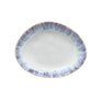assiette ovale bleue brisa costa nova
