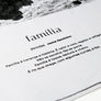 Torchon/tenture murale 100% lin Família