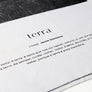 Torchon/Tenture murale 100% lin Terra