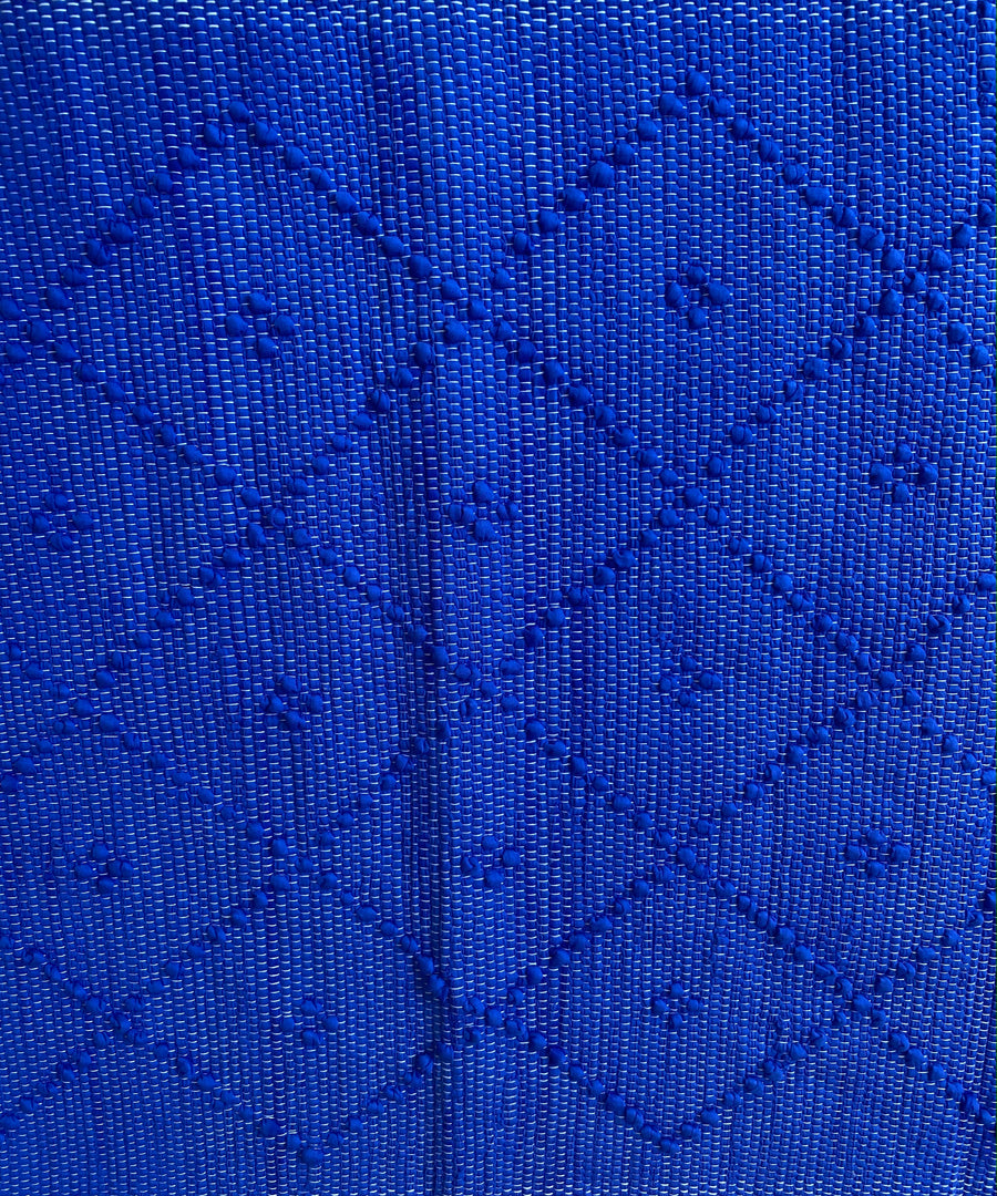 Tapis en coton bleu indigo 100x50